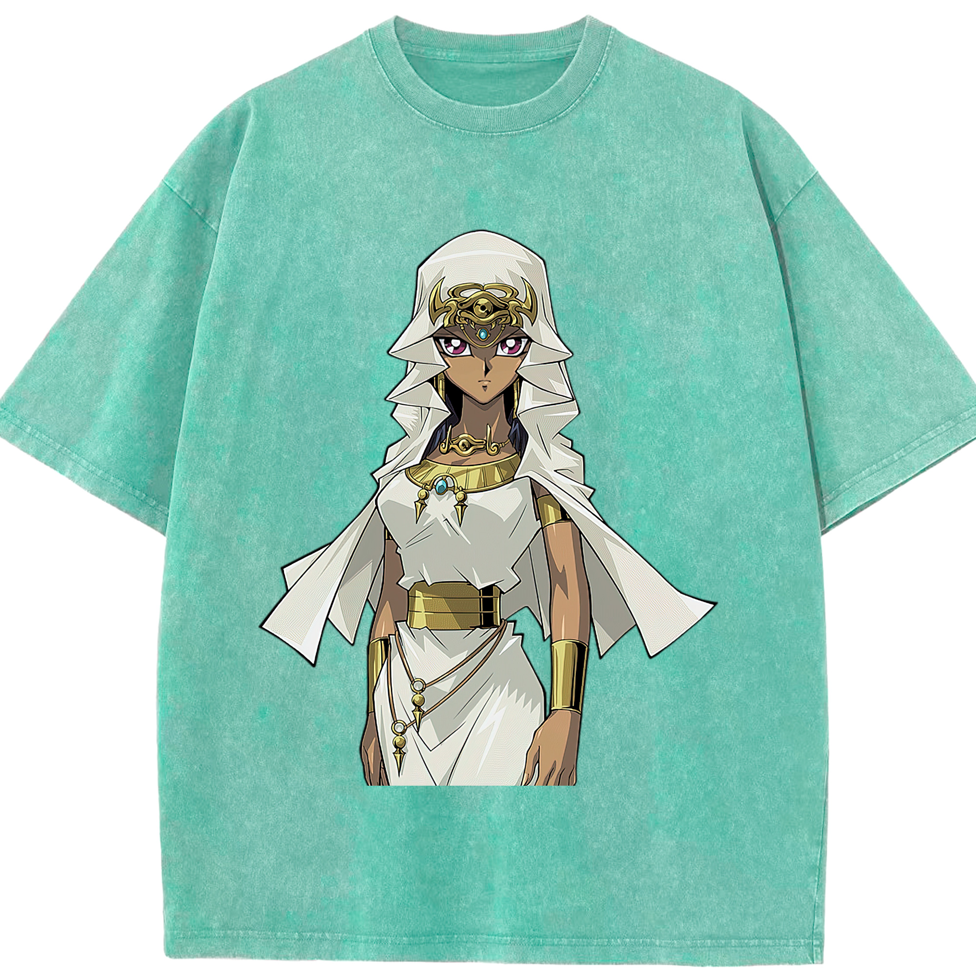 （画像用） 遊☆戯☆王 Yu-Gi-Oh! 綿100% ヴィンテージ風 半袖Tシャツ（フロントプリント）